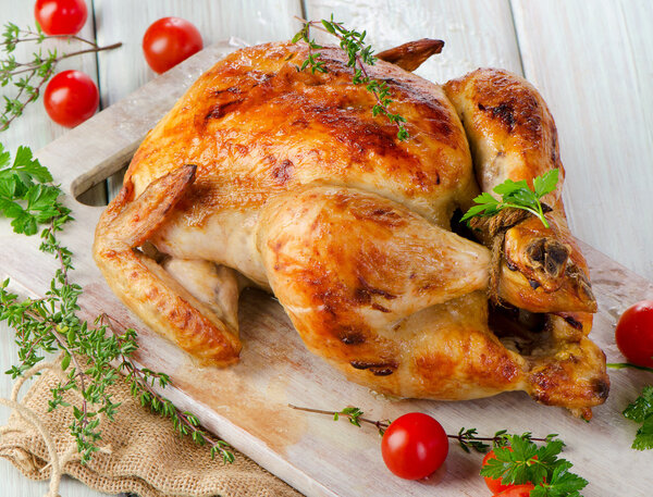 Жареная курица
