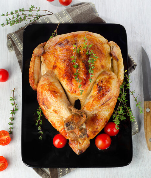 Жареная курица
