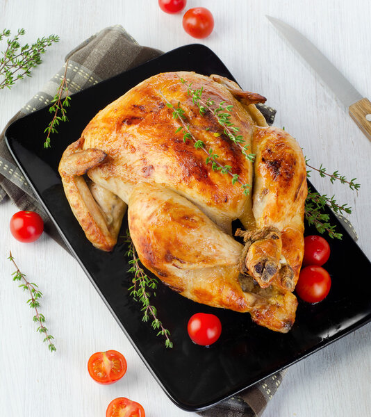 Жареная курица
