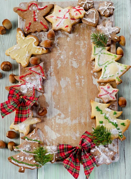 Σπιτικά χριστουγεννιάτικα μπισκότα — Φωτογραφία Αρχείου