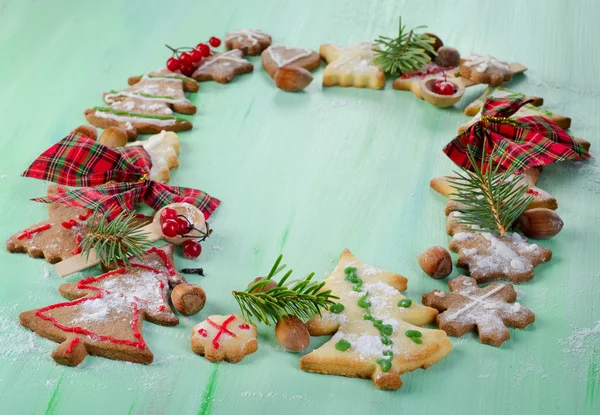Homemade christmas cookies — Stock Photo, Image