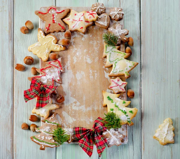 Hausgemachte Weihnachtsplätzchen — Stockfoto