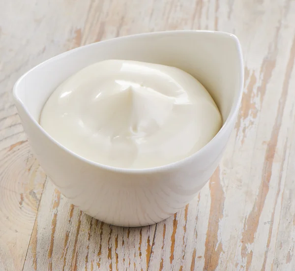 Fresh mayonnaise — Stock Photo, Image