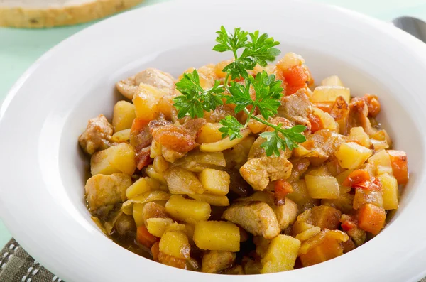 Vegetable and meat stew — Stock Photo, Image