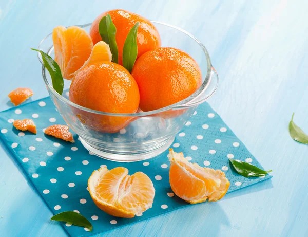 Tangerinas na tigela — Fotografia de Stock