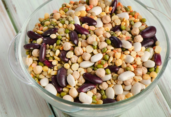 Beans in a bowl — Stock Photo, Image