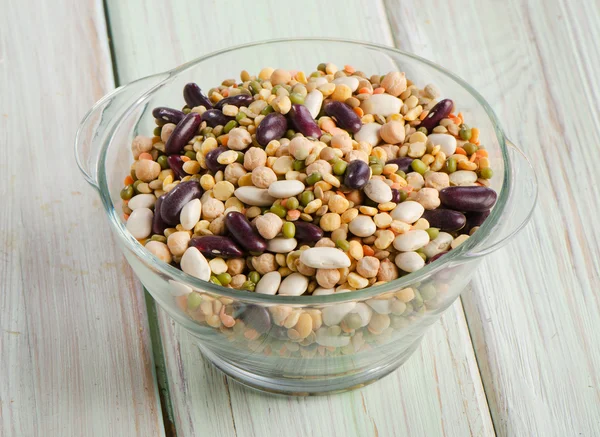 Beans in a bowl — Stock Photo, Image