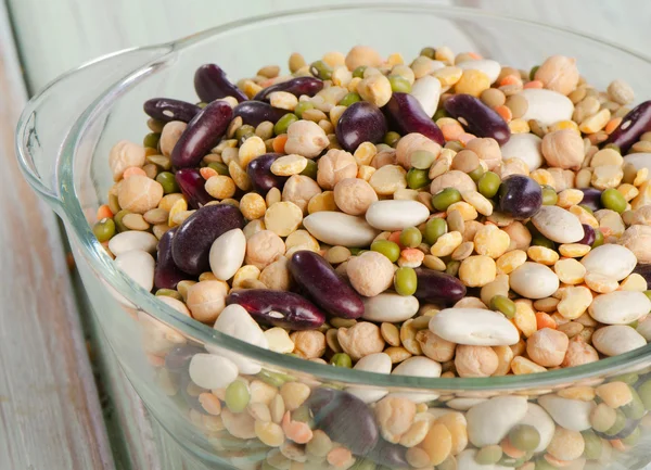 Beans in a bowl — Stock Photo, Image