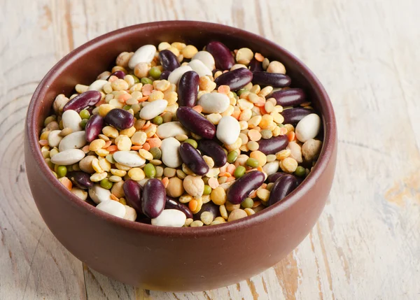 Frijoles en un bol — Foto de Stock