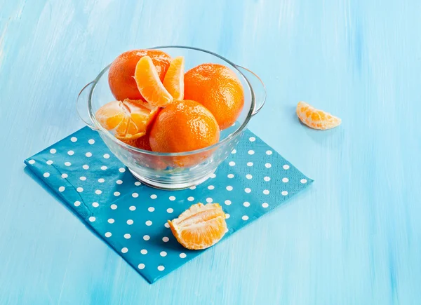 Mandarinas en el tazón — Foto de Stock