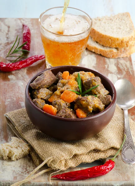 Brodo e birra — Foto Stock