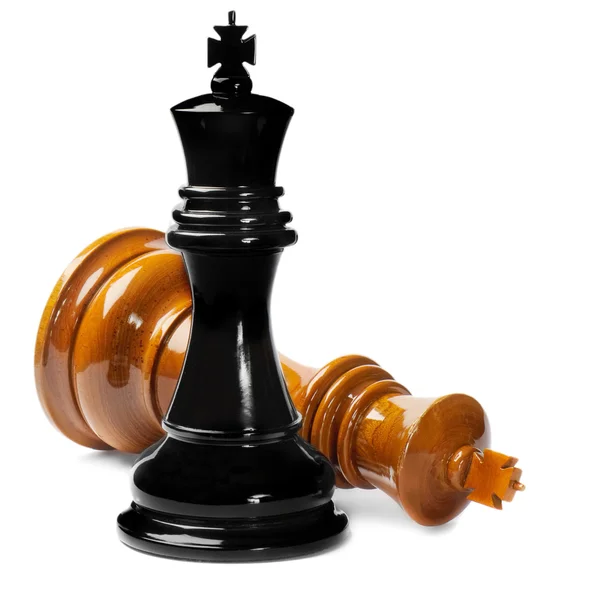 Šachy izolované na bílém pozadí — Stock fotografie