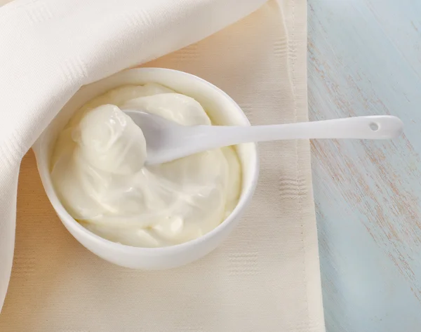 Fresh yogurt — Stock Photo, Image