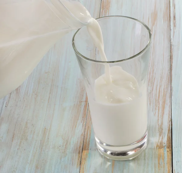 Glas Milch — Stockfoto