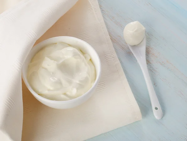 Fresh yogurt — Stock Photo, Image