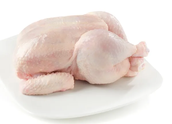 Whole raw chicken — Stock Photo, Image