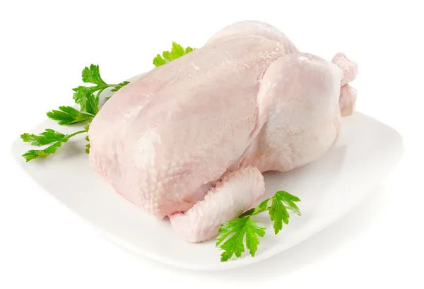 Whole raw chicken — Stock Photo, Image