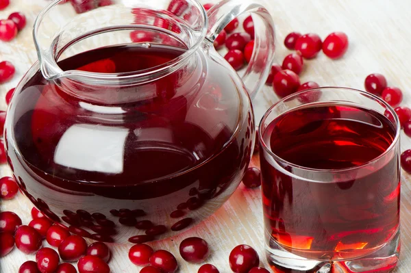 Cranberries juice — Stock Photo, Image