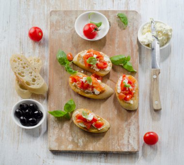 bruschetta.