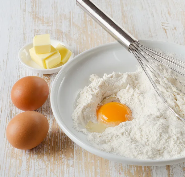 Ingredientes para panificação — Fotografia de Stock