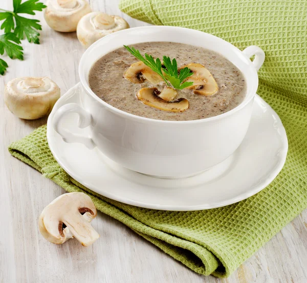 Mushrooms soup — Stock Photo, Image