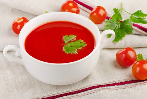 Sopa de tomate — Fotografia de Stock