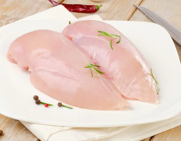 Syrové kuřecí prsíčka — Stock fotografie