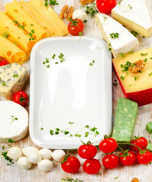 Various types of Cheese — Stock Photo, Image