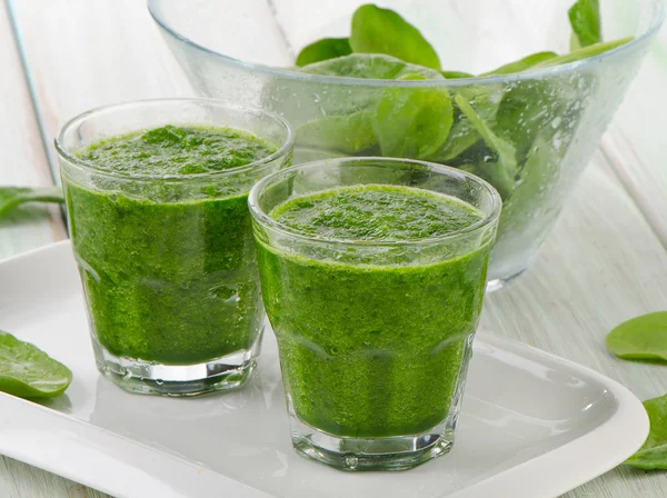 Υγιεινό πράσινο smoothie — Φωτογραφία Αρχείου