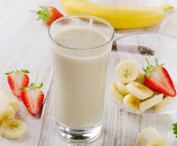 Batido de plátano — Foto de Stock