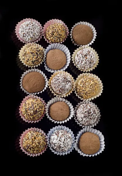 El yapımı çikolata şekerleme — Stok fotoğraf
