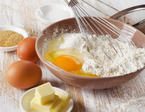 Baking ingredients — Stock Photo, Image