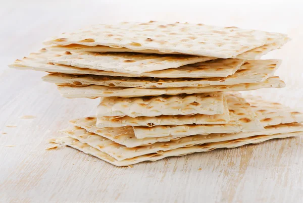 Matzoh - jewish passover bread — Stock Photo, Image