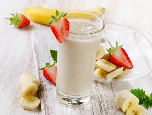 Bananen-Smoothie — Stockfoto