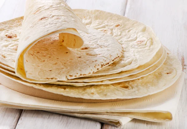 Tortilhas de farinha de trigo — Fotografia de Stock