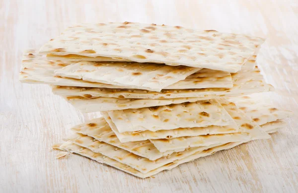 Matzoh-유대인 유월 절 빵 — 스톡 사진