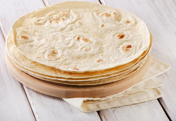 밀 밀가루 tortillas — 스톡 사진