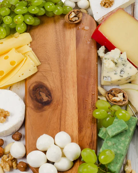 Various types of  Cheese — Stock Photo, Image