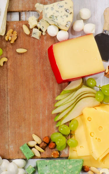 Various types of  Cheese — Stock Photo, Image