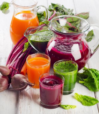 güler yüzlü ve meyve suyu