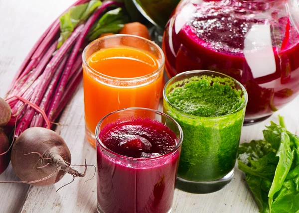 Smoothie en juice — Stockfoto