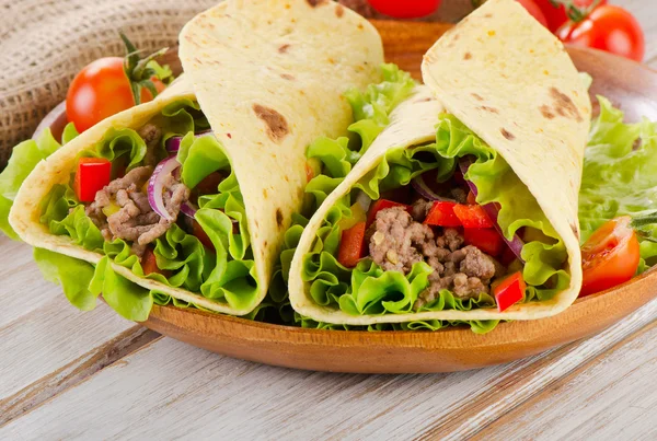 Tortilla wraps — Stockfoto