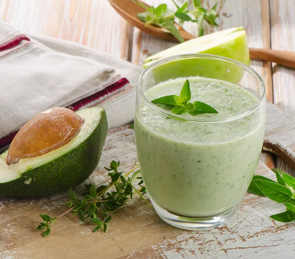 Grüner Smoothie — Stockfoto