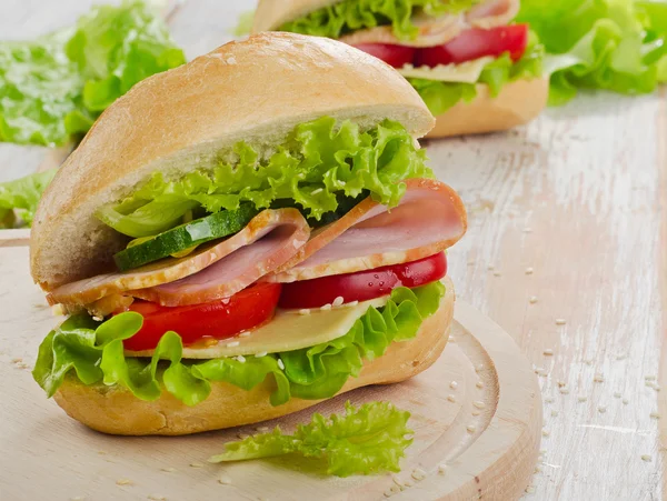 Fresh sandwich — Stock Photo, Image