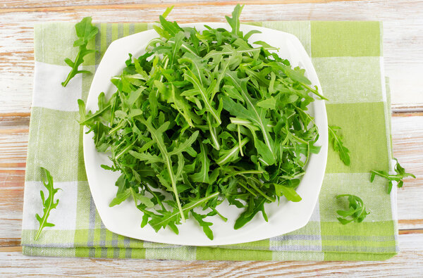 Fresh arugula salad