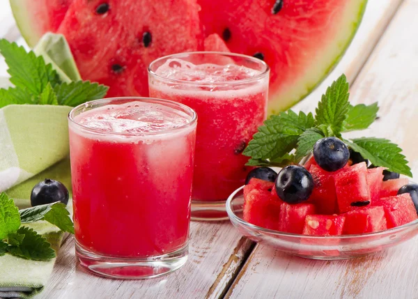 Vattenmelon smoothie — Stockfoto