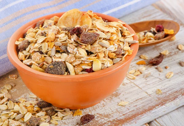 Bowl of Muesli — Stock Photo, Image