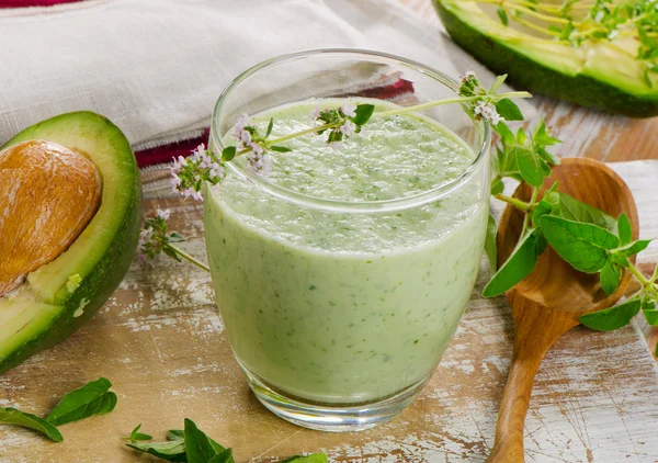 Grüner Smoothie — Stockfoto