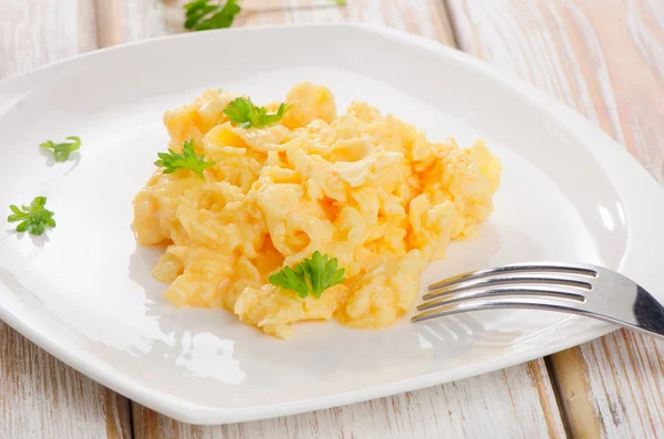 Scrambled eggs — Stock Photo, Image