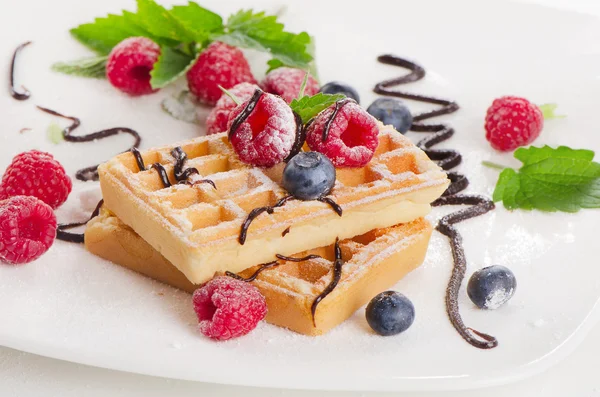 Belgische Waffeln — Stockfoto